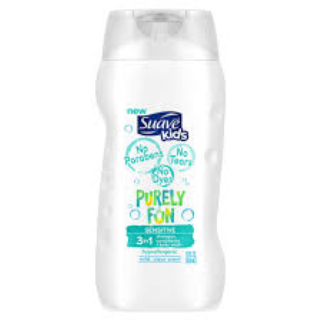 SUAVE KIDS 3IN1 PURELY FUN NORMAL 355ML